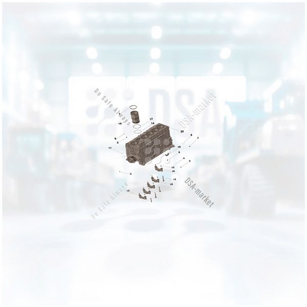 563349400 блок цилиндров в сборе Cummins