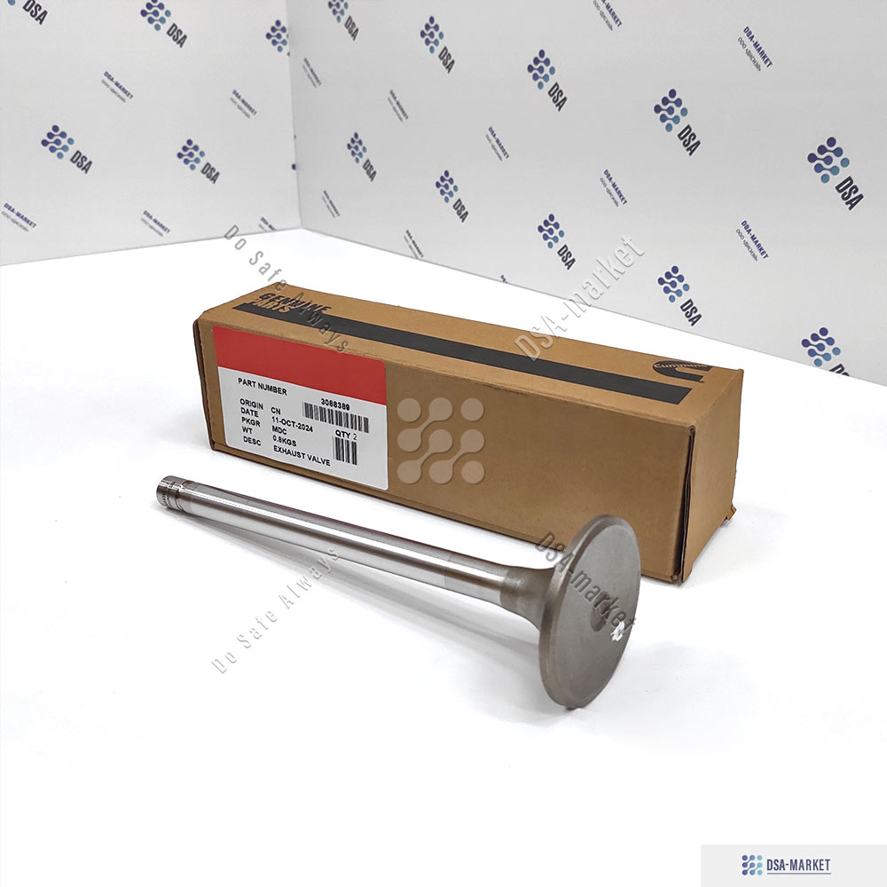 3088389 Клапан выпускной 3803528  3803528 3022602 3034827 GTA38 K38 KTA38GC QSK38 G50 K50 K50 DPM QSK50