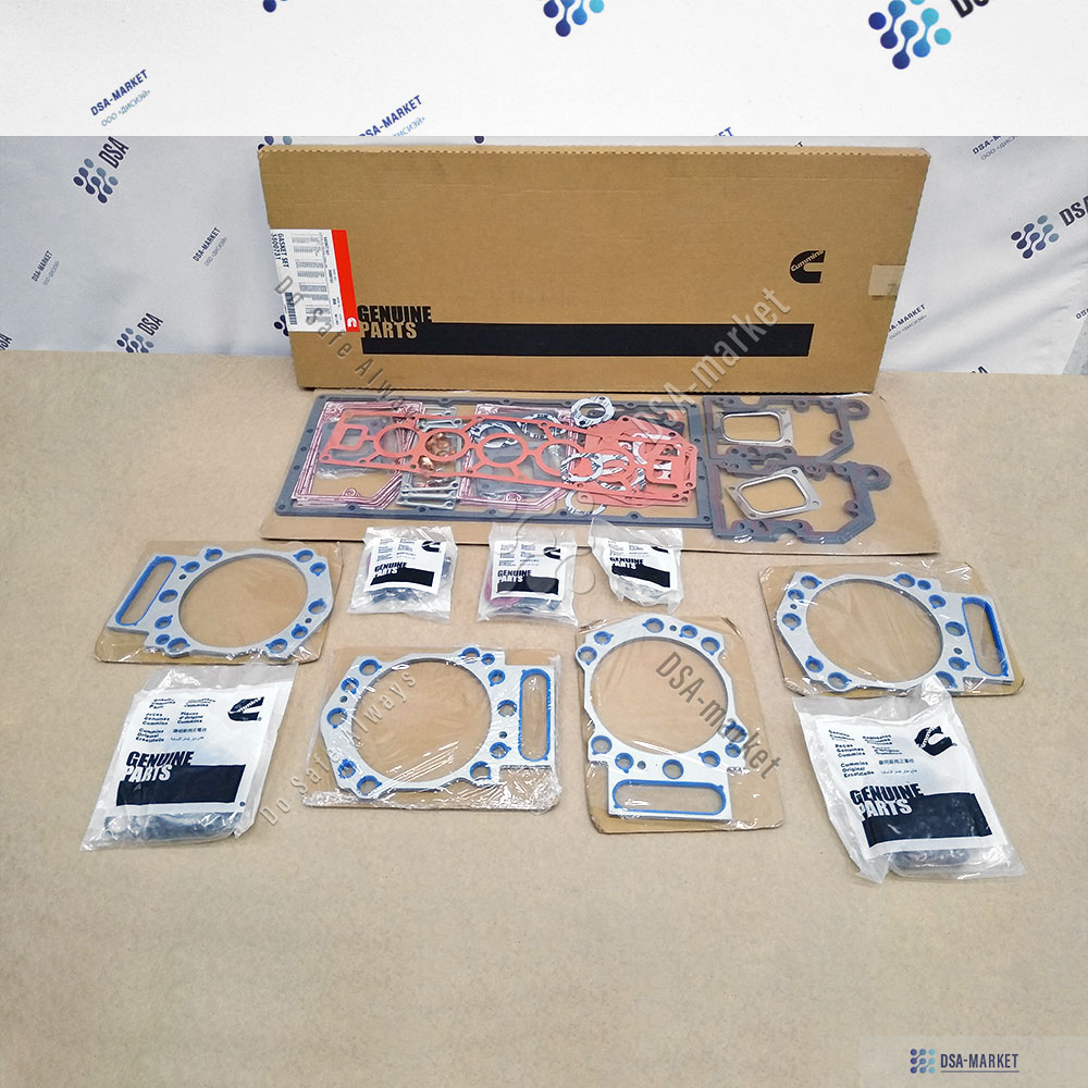 4352581 Комплект прокладок верхних CUMMINS 3800731 3015447 301544700 3800731 380073100 3800731X 3801718 380171800 3803601 380360100 3804299 ССЕС G50 K50 K50 DPM QSK50 CM2150 K107 QSK50 CM2150 MCRS QSK50 CM2350 K108 QSK50 CM850 MCRS QSK50