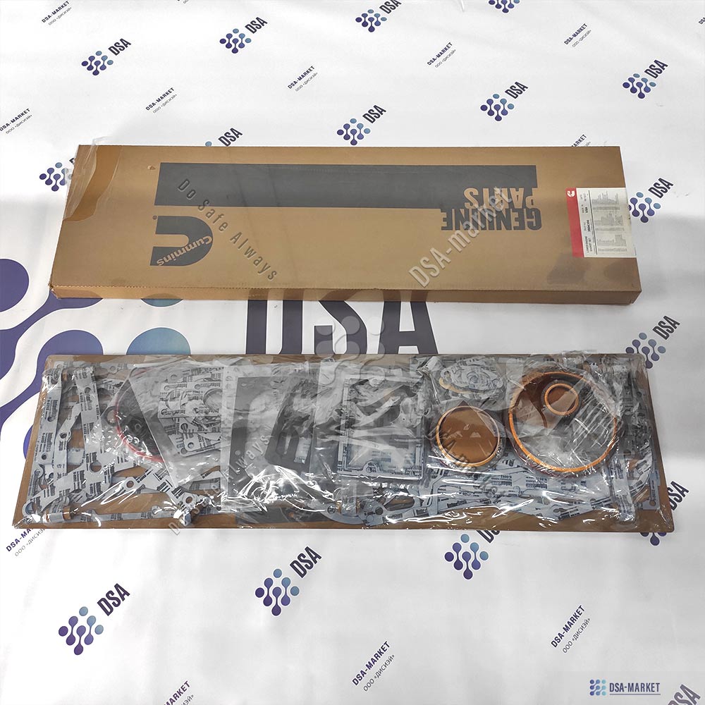 3804300 Комплект прокладок нижних Cummins 3015446 301544600 3029188 302918800 3801717 380171700 380430000 ССЕС KTA19 KTA38 KTA50 KTTA19 K19 K38 K50