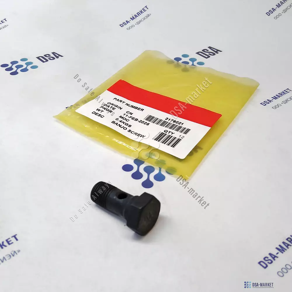 3179021 Болт разъема типа банджо CUMMINS 3038732 ССЕС G50 K50 K50 DPM QSK50 CM2150 K107 QSK50 CM2150 MCRS QSK50 CM2350 K108 QSK50 CM850 MCRS QSK50